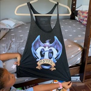 Women’s medium black mystic tank top